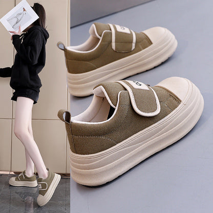 Damen Sneaker Bequem Klettverschluss Weiche Sohle - BerlinGlamour