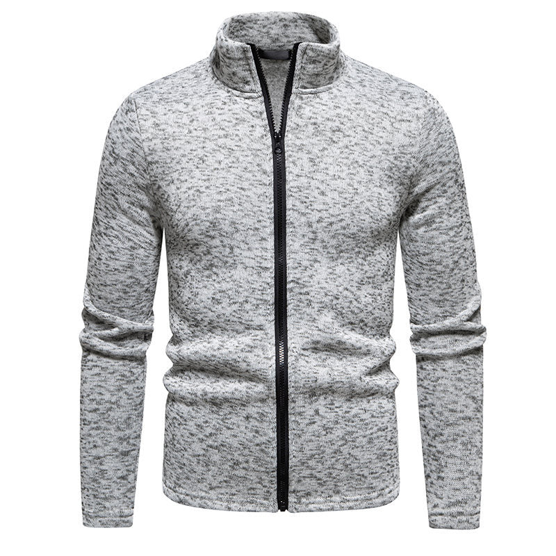 Herren Fleecejacke Warm mit Reißverschluss Hochkragen