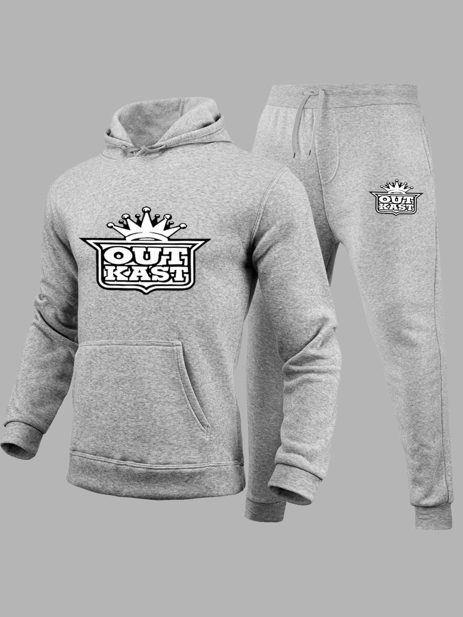 Herren Jogginganzug Hoodie Sweatpants Bequem Sportlich