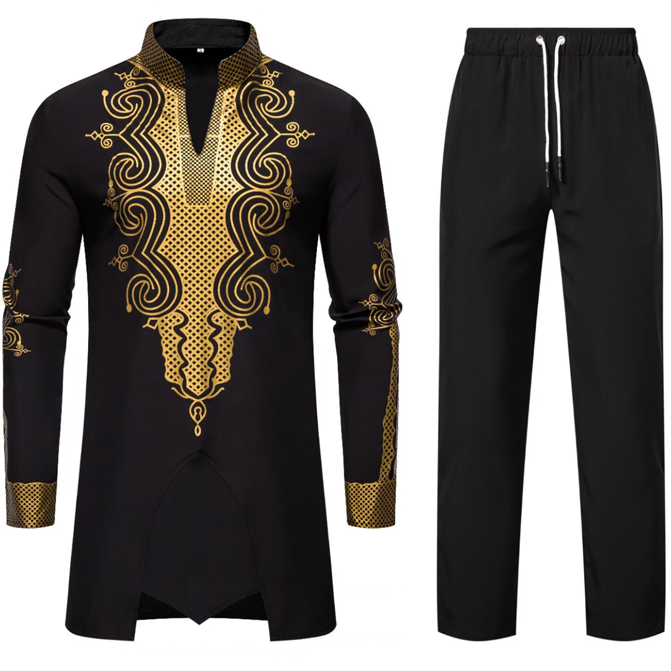 Herren Anzug Elegant Traditionell mit Muster - BerlinGlamour