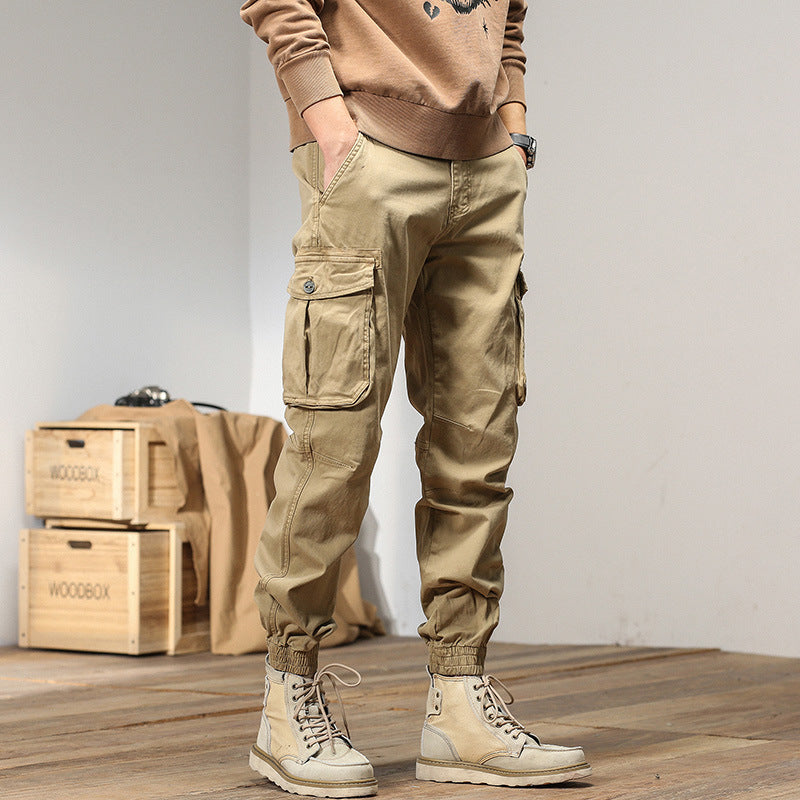Herren Cargo-Hose Elastisch Praktisch mit Seitentaschen