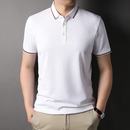 Herren Poloshirt Atmungsaktiv Modern Kontrastakzente