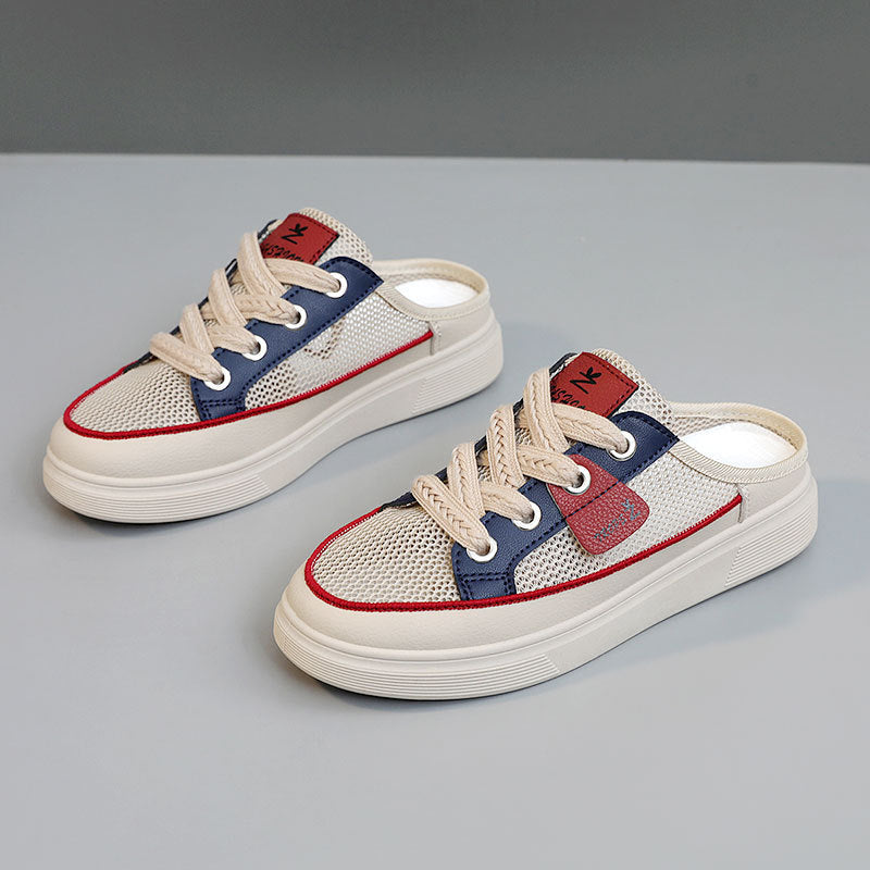 Damen Sneakers Slip-On Bequem Luftdurchlässig Rutschfest
