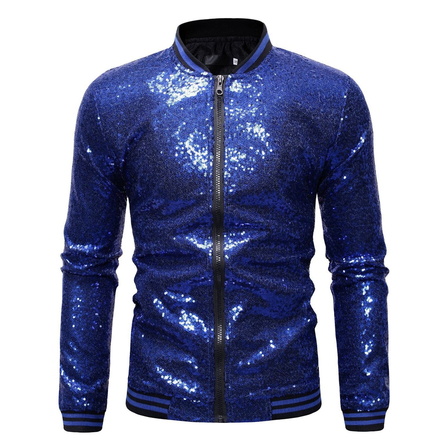 Herren Blazer Sportlich Glitzernd Mit Pailletten