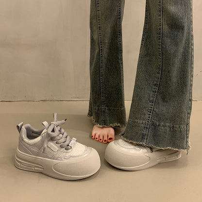 Damen Sneaker Leicht Modisch Komfort Sohle