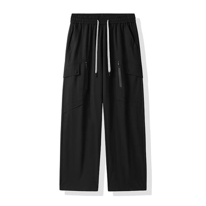 Herren Wanderhose Multifunktional mit verstellbarem Bund und Taschen