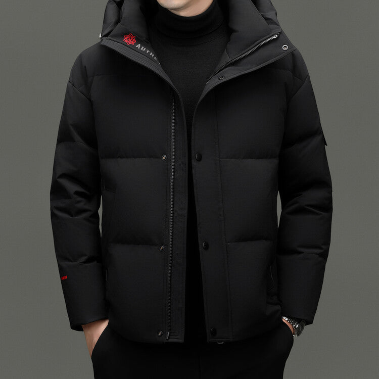 Herren Winterjacke Warm Isoliert Wattierte Parka