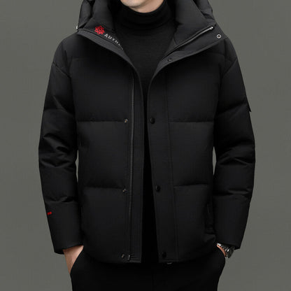 Herren Winterjacke Warm Isoliert Wattierte Parka