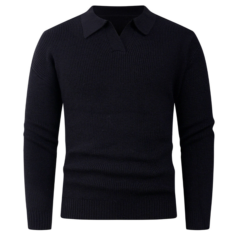 Herren Pullover Lässig Moderner Kragen