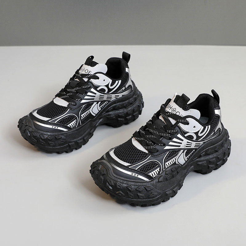 Damen Trail-Sneaker Sportlich Atmungsaktiv Mesh