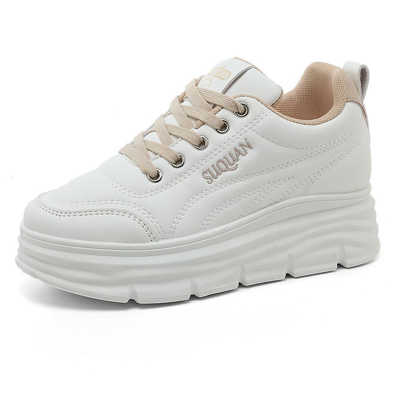 Damen Sneaker Plattform atmungsaktiv mit Schockabsorber