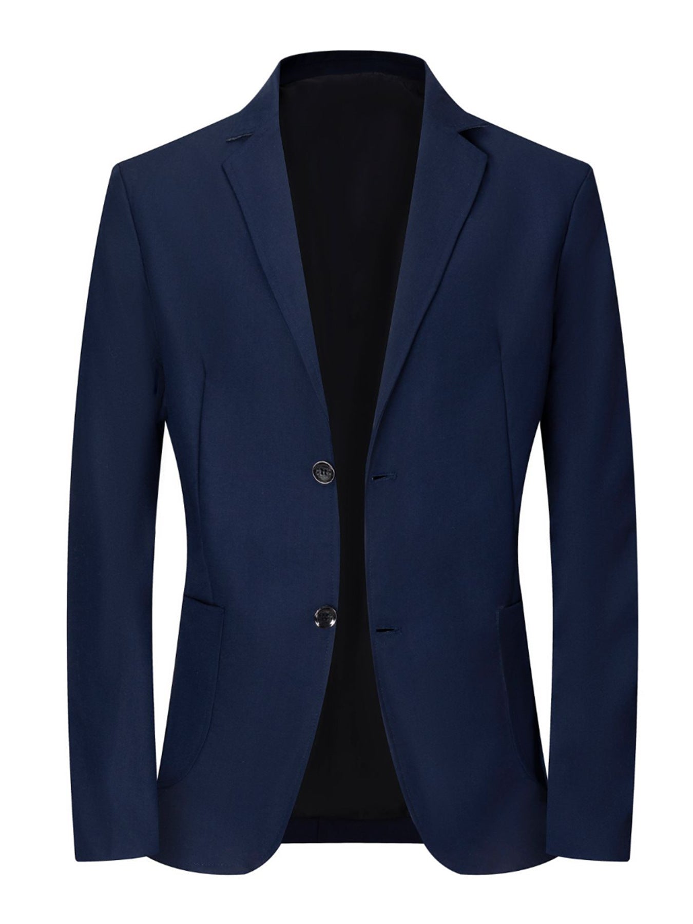 Herren Blazer Slim Fit Modern Elegant Schwarz