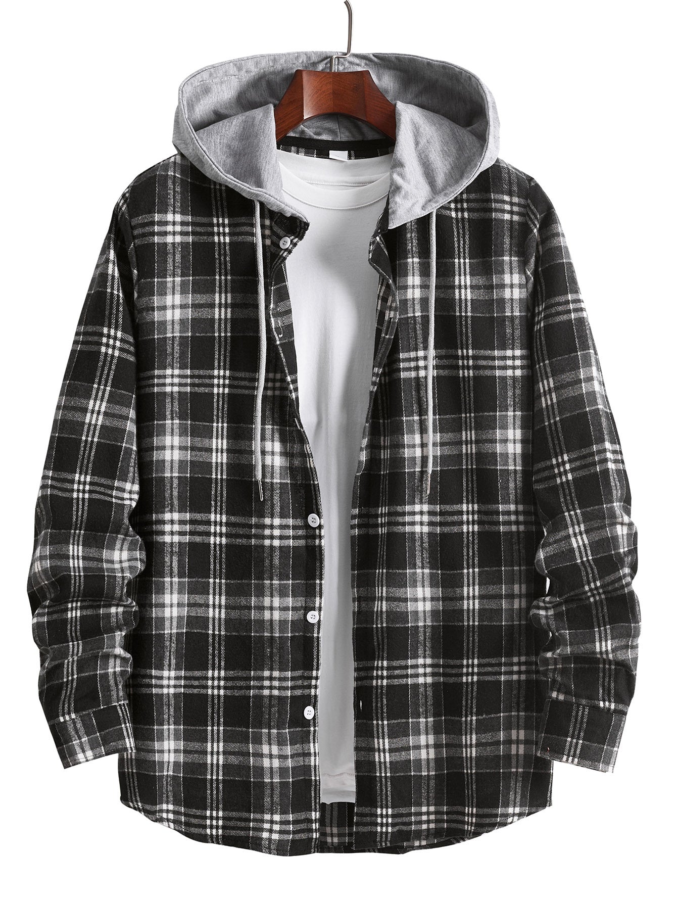 Herren Übergangsjacke mit abnehmbarer Kapuze Modern Sportlich - BerlinGlamour