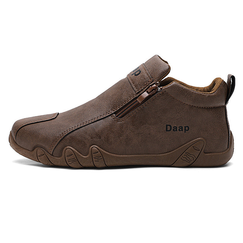 Damen Sneaker Modisch mit Reißverschluss Praktisch