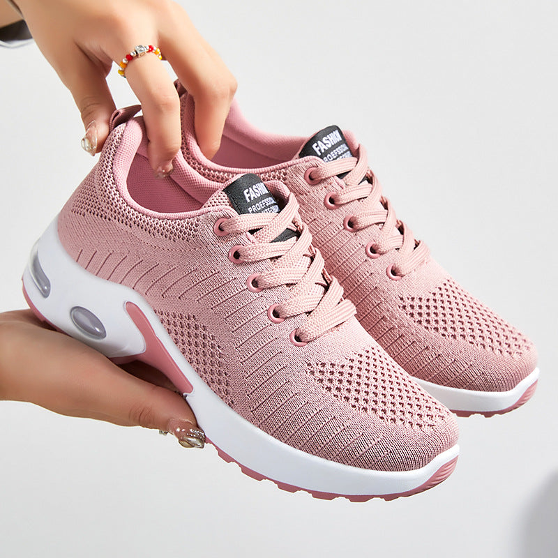 Damen Fitness-Sneaker atmungsaktiv Mesh Laufschuhe Komfort - BerlinGlamour