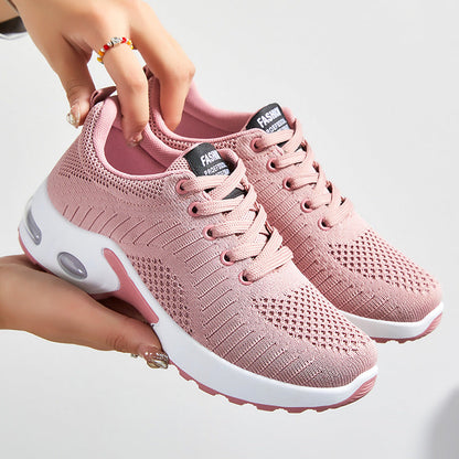 Damen Fitness-Sneaker atmungsaktiv Mesh Laufschuhe Komfort - BerlinGlamour