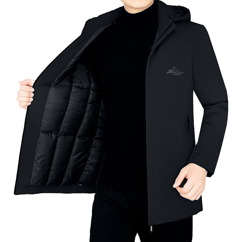 Wasserdichte Thermojacke Herren Kapuze Warm