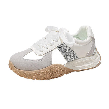 Damen Sneaker Sportlich Glitzernd Fashion Schuhe