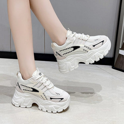 Damen SneakerChunky Sportlich Rutschfest Atmungsaktiv - BerlinGlamour
