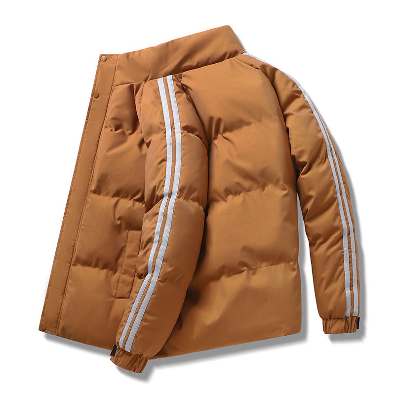 Herren Steppjacke Winterlich Isoliert mit Verstellbarer Kapuze