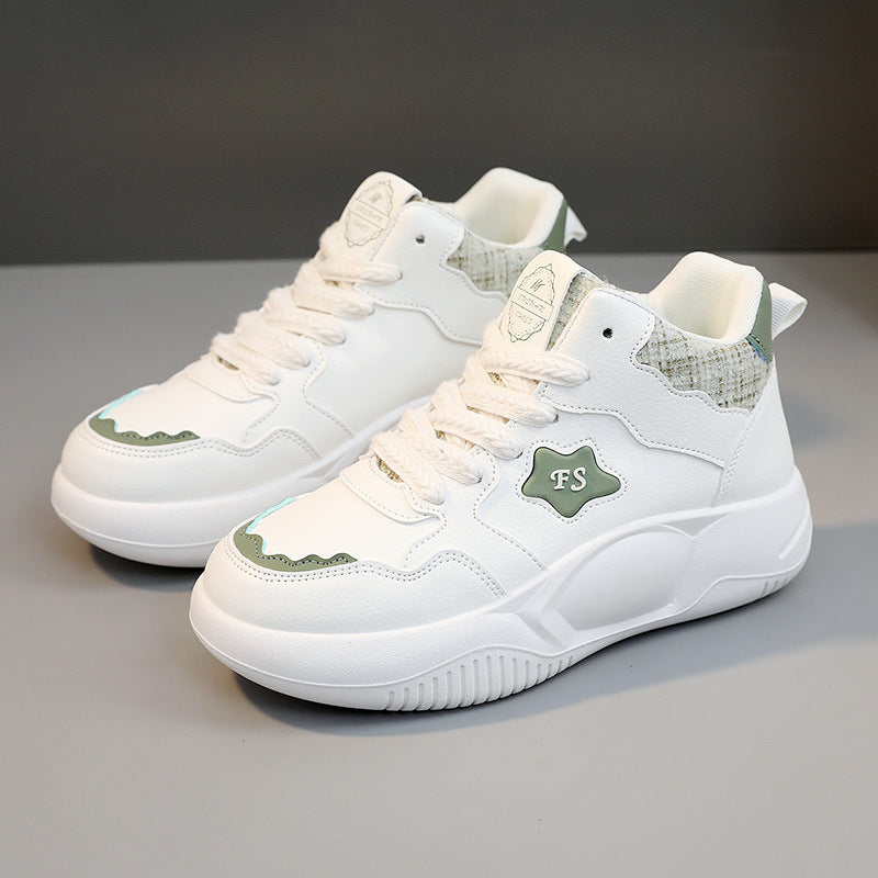 Damen Sneaker High-Top Modell mit gepolstertem Kragen und rutschfester Sohle
