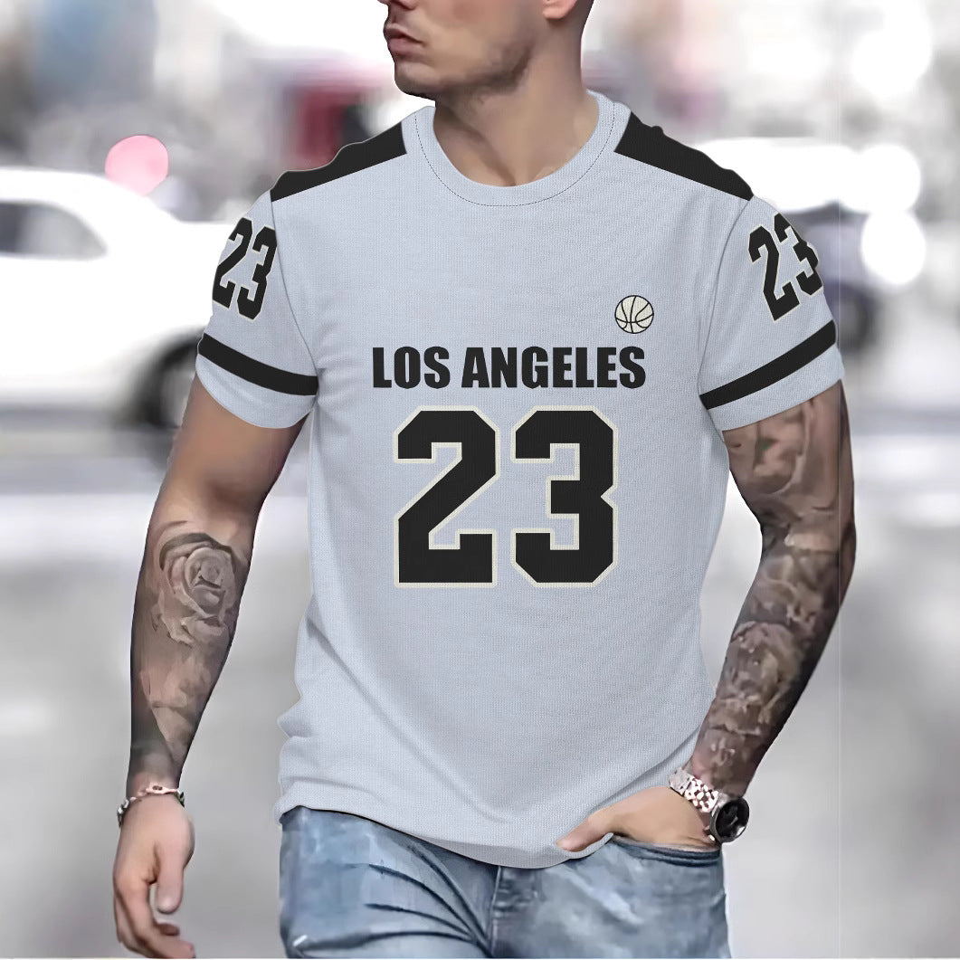 Herren Basketball T-Shirt Berlin Grafikdruck Sportlich - BerlinGlamour