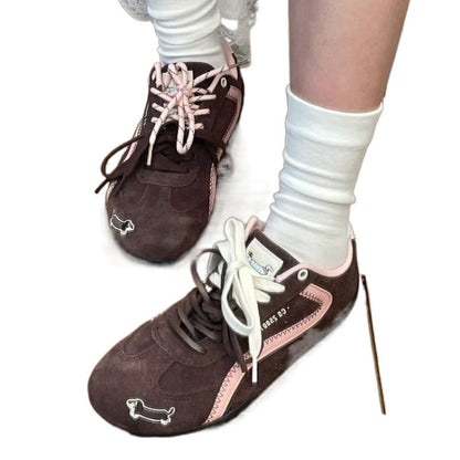Damen Sneaker Sportlich Laufschuhe Weich Modisch