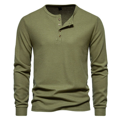 Herren Langarmhemden Knopfleiste Modern Berlin Style