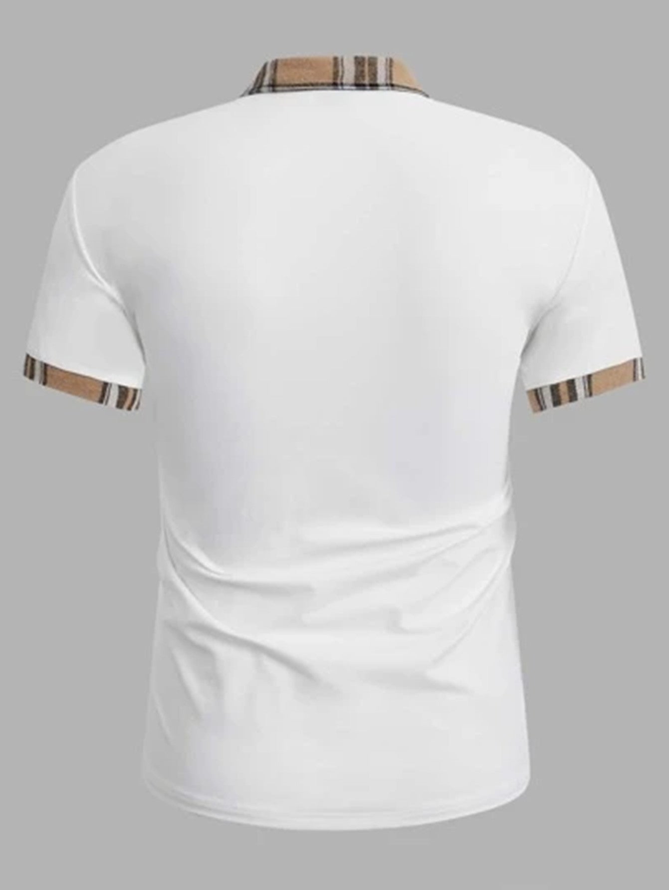 Herren Poloshirt Kariert Modern Sportlich Elegant