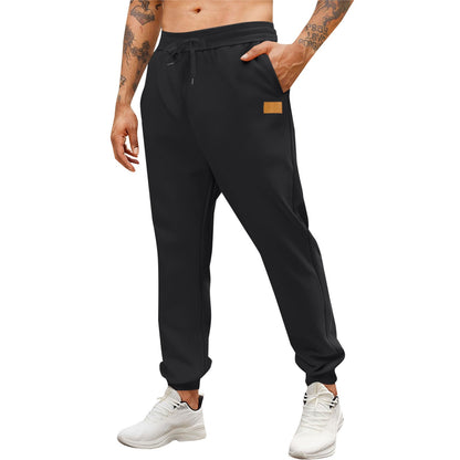 Herren Jogginghose Sportlich Mit Reißverschluss Taschen