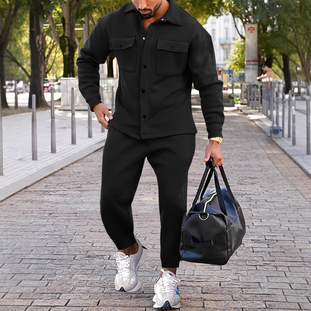 Herren Freizeitjacke Lässig Mit Taschen Bequem