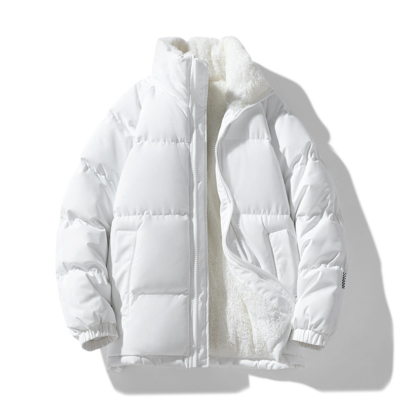 Herren Steppjacke Warm Isoliert Hochkragen