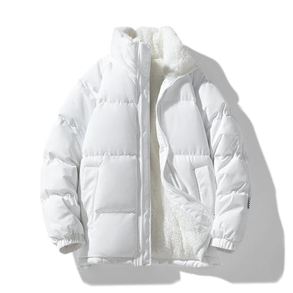 Herren Steppjacke Warm Isoliert Hochkragen