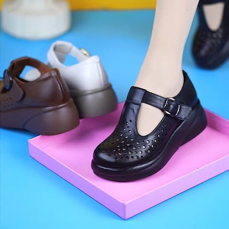 Damen Clogs Bequem Atmungsaktiv Riemchen Design - BerlinGlamour
