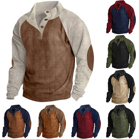 Der Pullover-Shirt mit Knopfleiste und Lederdetails ist ein elegantes und modernes Kleidungsstück, der für den stilvollen Herren geeignet ist. Mit seiner strukturierten Passform und edlen - BerlinGlamour