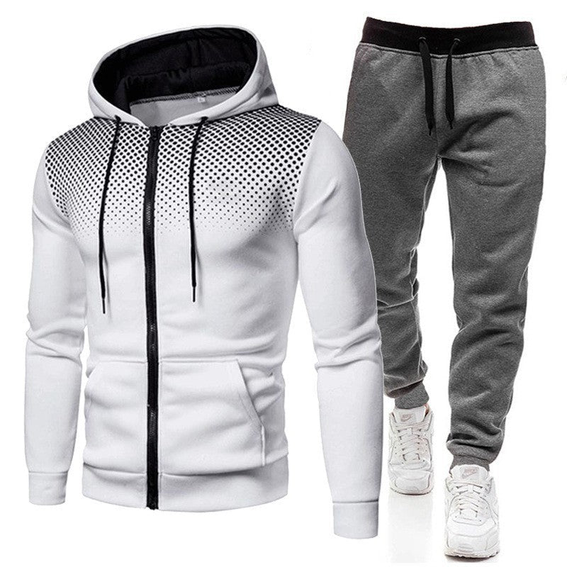 Trainingsanzug Herren Kapuze Sportlich Modern