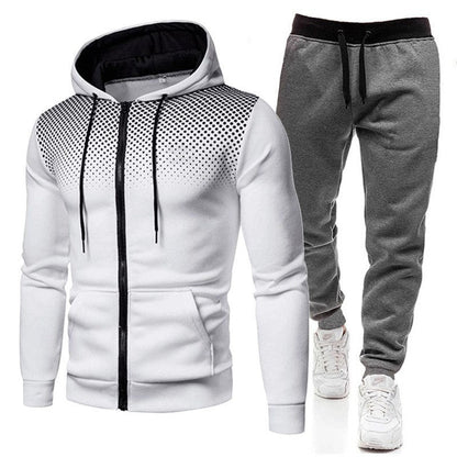 Trainingsanzug Herren Kapuze Sportlich Modern