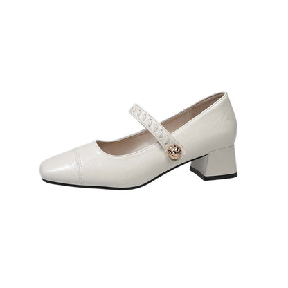 Damen Sling Pumps Hochzeitsschuhe Elegant Blockabsatz