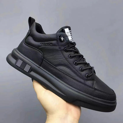 Damen Leder Sneaker Rutschfest Schick Modern