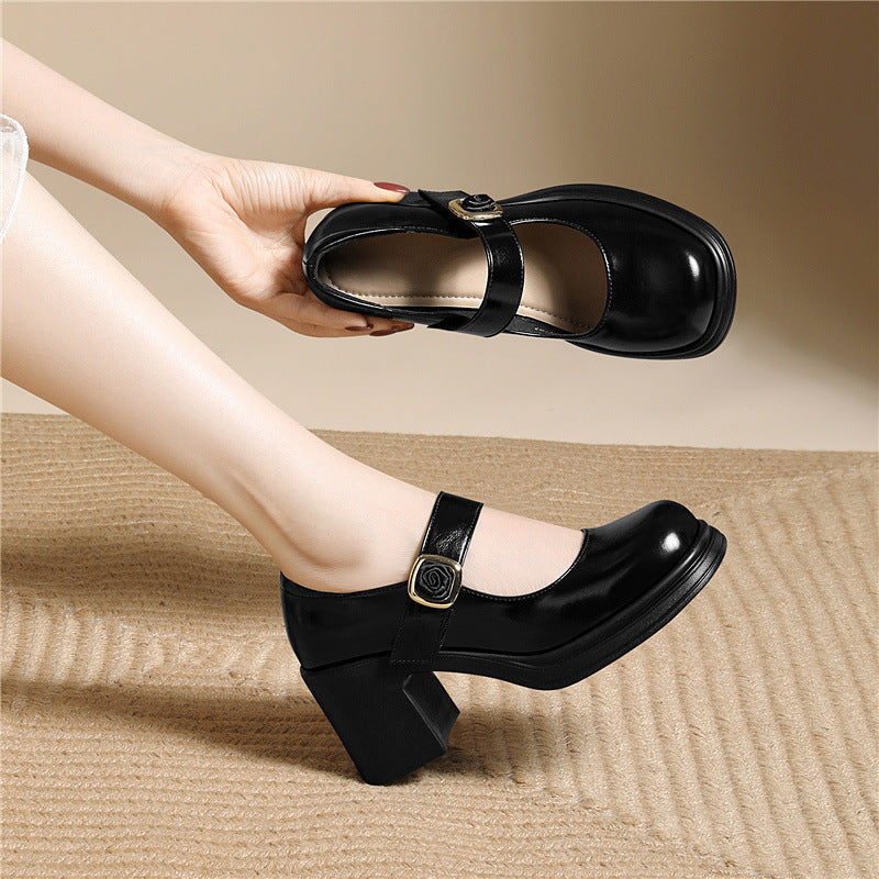 Damen Ballerinas Elegante Modische Schuhe Mit Verstellbarem Riemen
