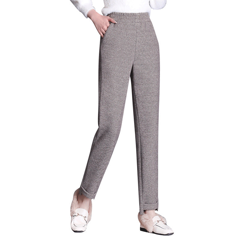 Damen Hose Elastisch Mit Taschen Comfort