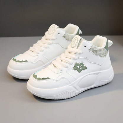 Damen Sneaker High-Top Modell mit gepolstertem Kragen und rutschfester Sohle