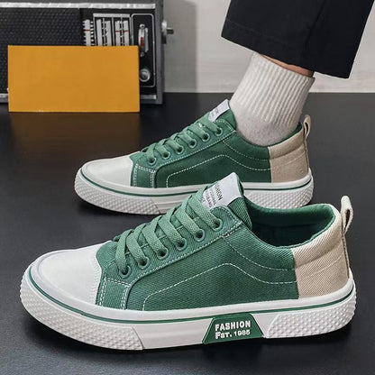 Damen Sneaker Modisch Kontrast Einsätze Sportlich Trendy