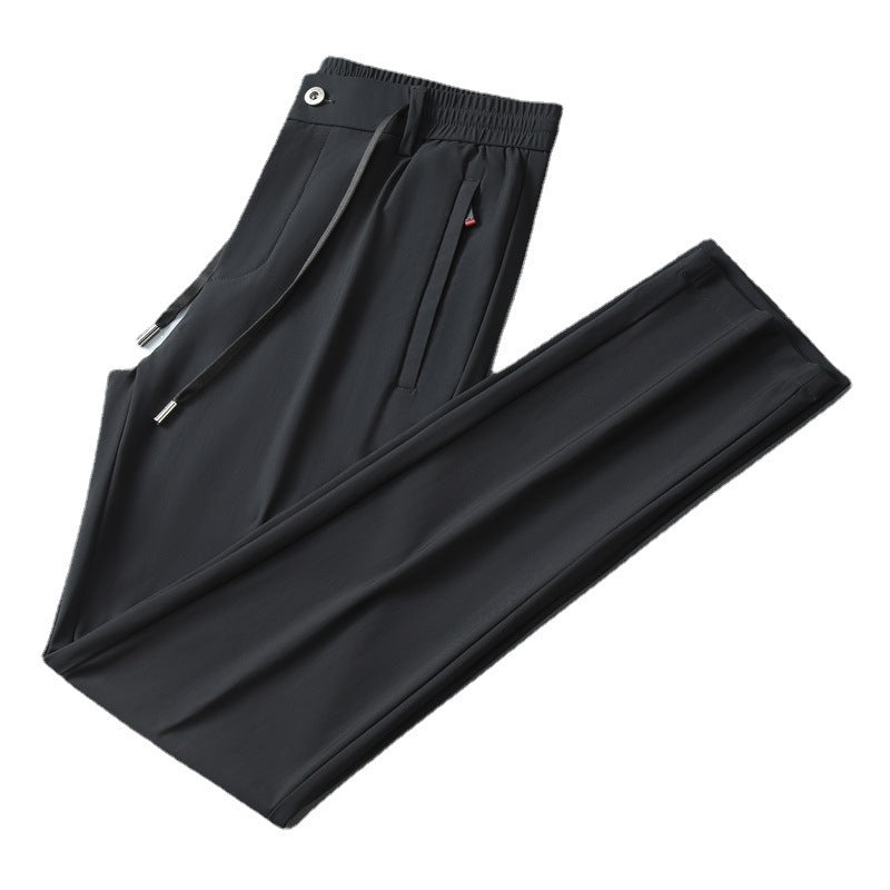 Elastische Herren Sporthose mit Reißverschlusstaschen Bequem