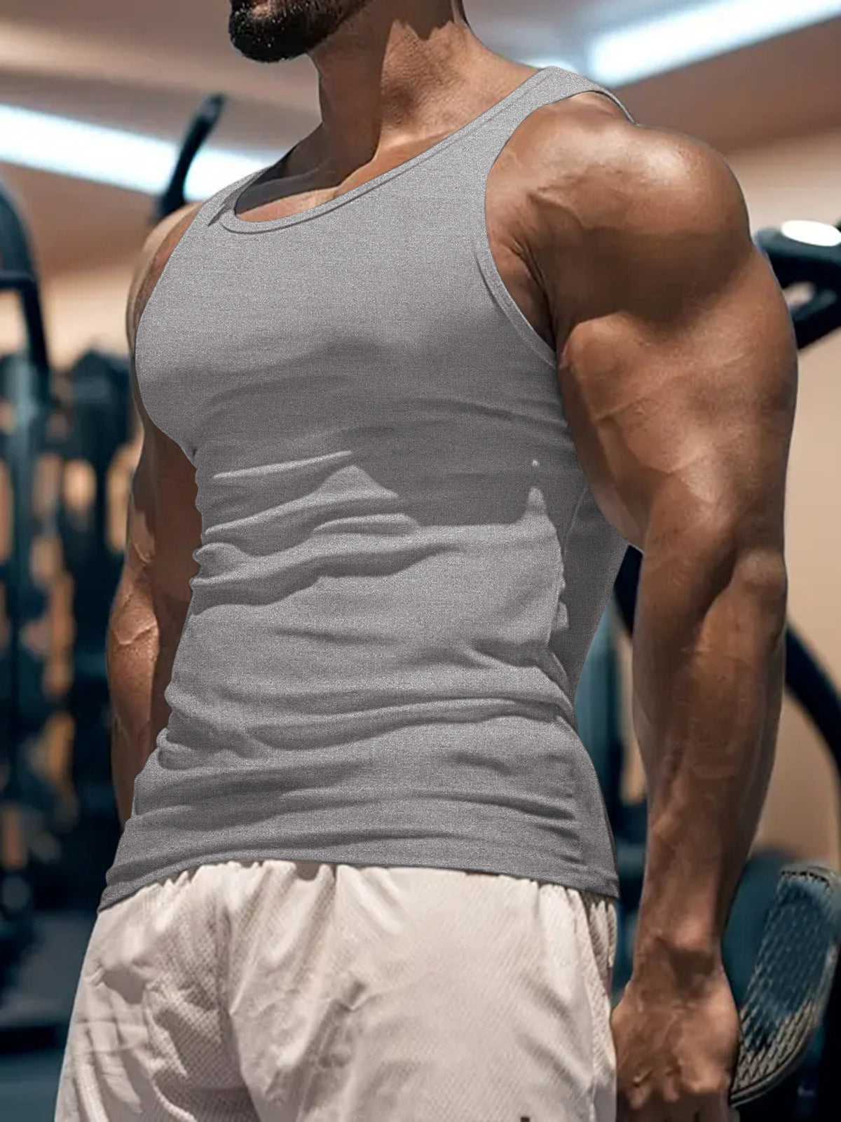 Herren Tanktop Sport Leicht Atmungsaktiv Funktionsshirt