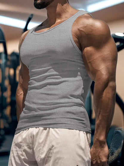Herren Tanktop Sportlich Atmungsaktiv Funktionsshirt