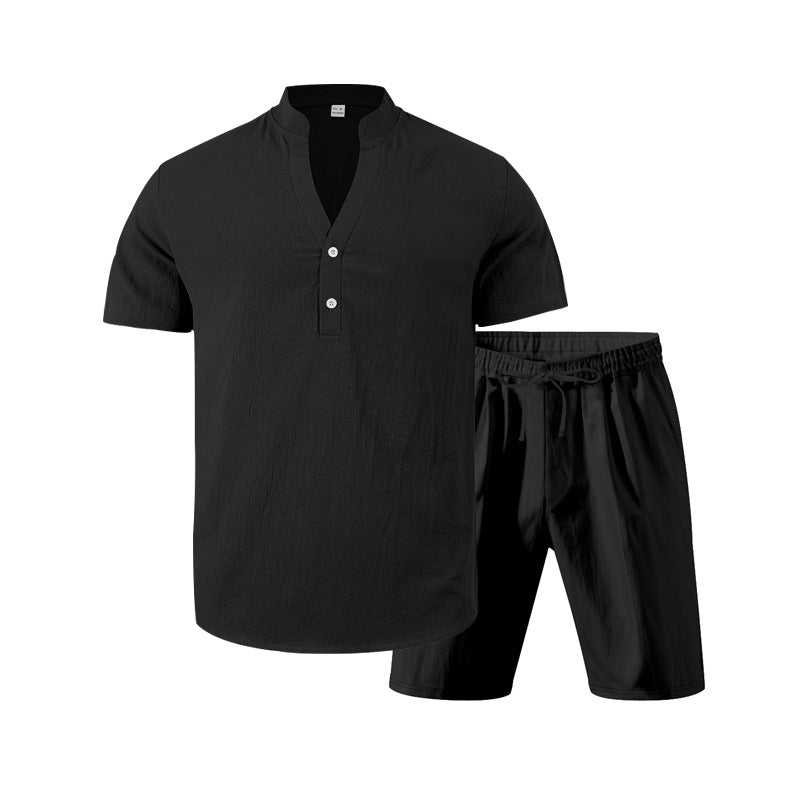 Herren Freizeitanzug Atmungsaktiv Baumwolle Elegant