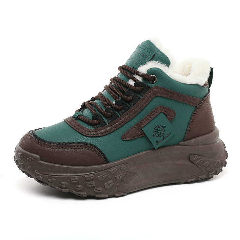 Damen Sneaker Warmfutter Rutschfest Modisch