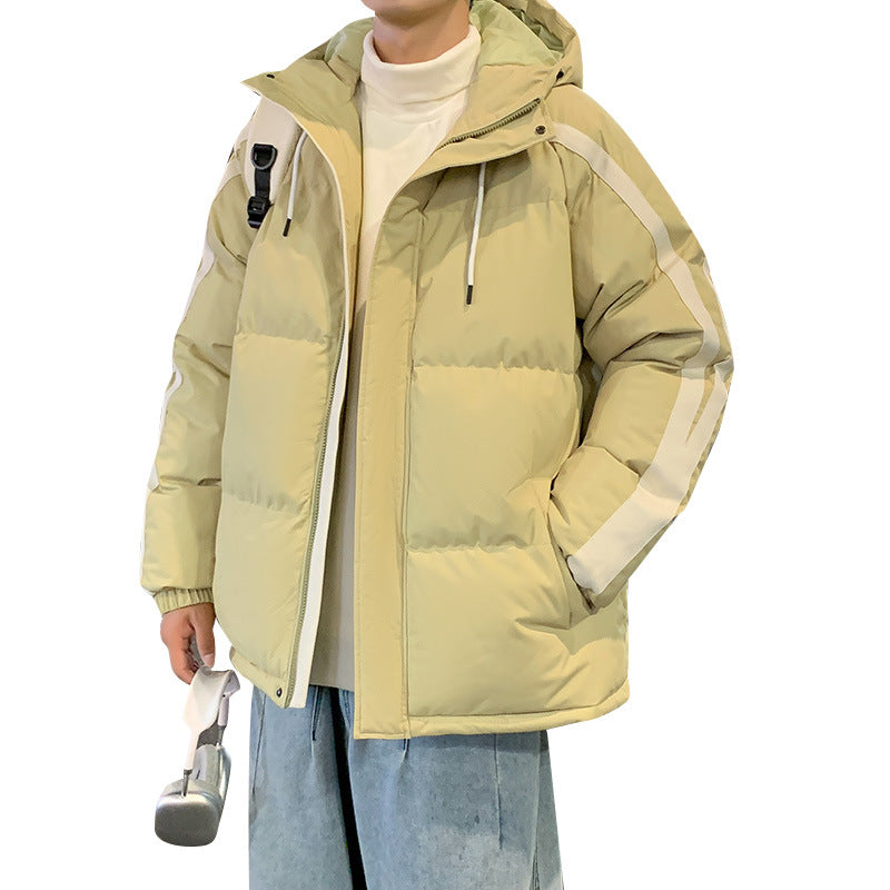 Herren Winterjacke mit Kapuze Steppjacke Warm Isoliert