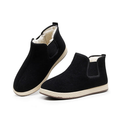 Damen Stiefeletten Warm Elastisch Wintermode